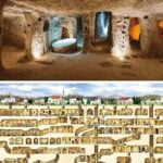 Derinkuyu is a fascinating and mysterious underground city located in the Cappadocia